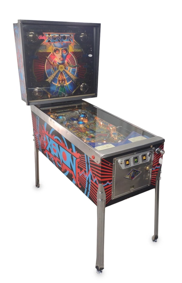 Vintage 1980 Bally Xenon Coin Op Pinball Machine (1 of 18)