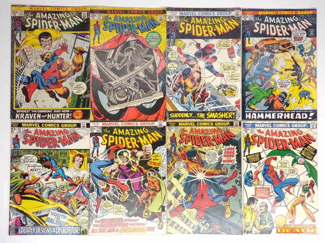 (8) Amazing Spider-Man #111-127 Marvel Comics (1 of 10)