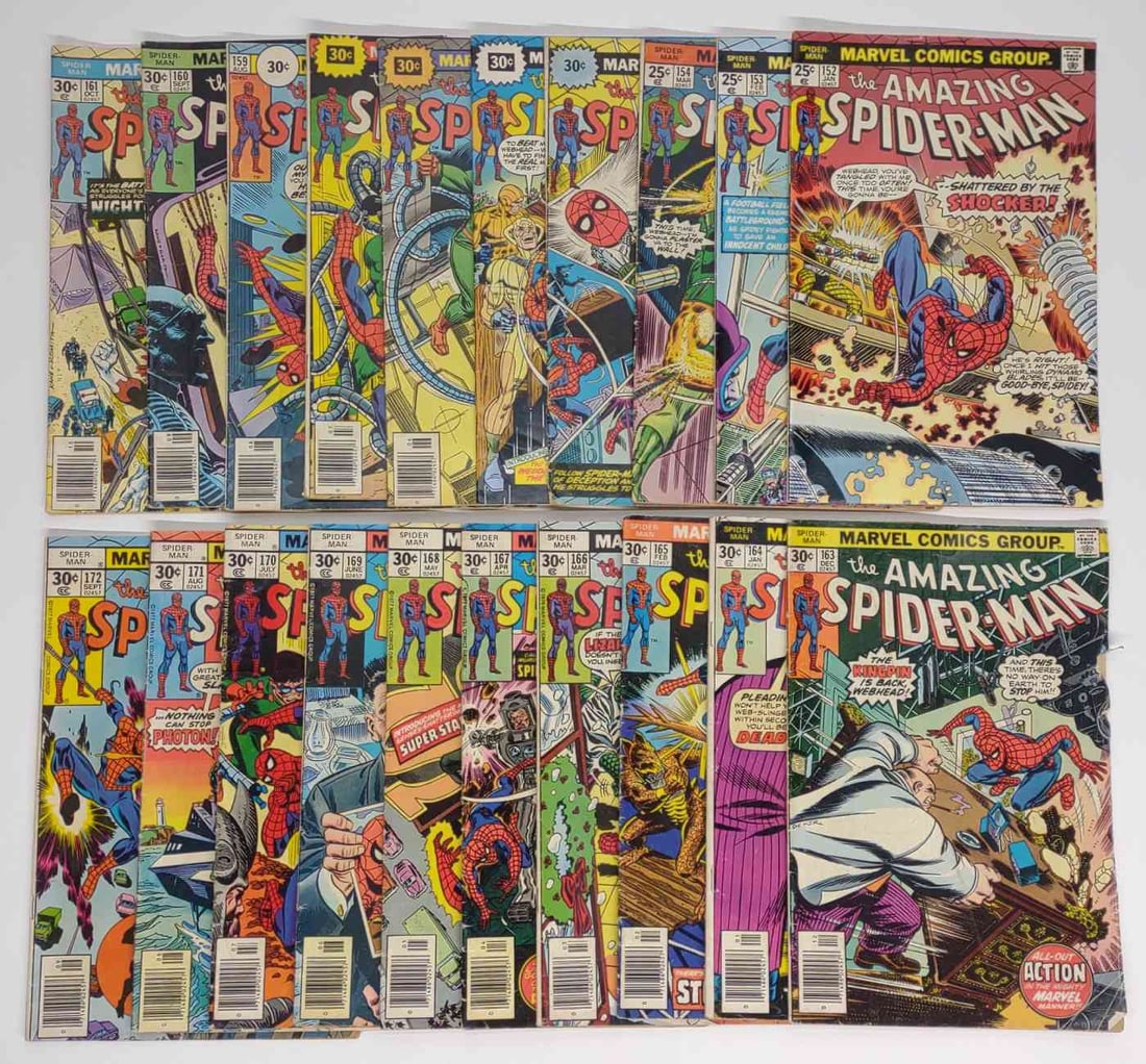 (20) Amazing Spider-Man #152-161 Marvel Comics (1 of 8)