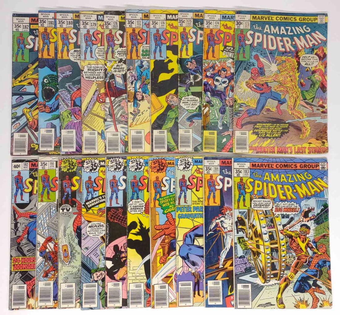 (20) Amazing Spider-Man #173-192 Marvel Comics (1 of 7)