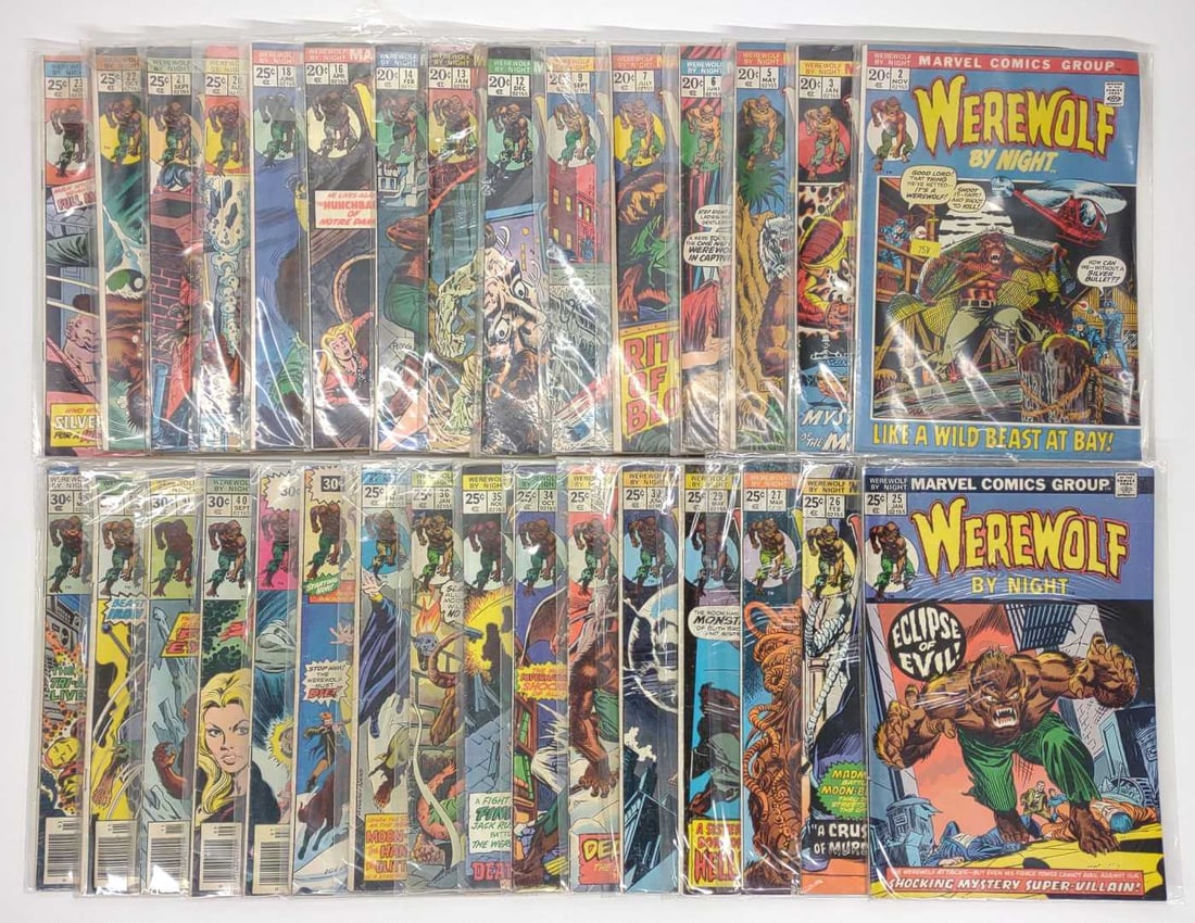 (31) Werewolf By Night #2-43 Marvel Comics (1 of 8)