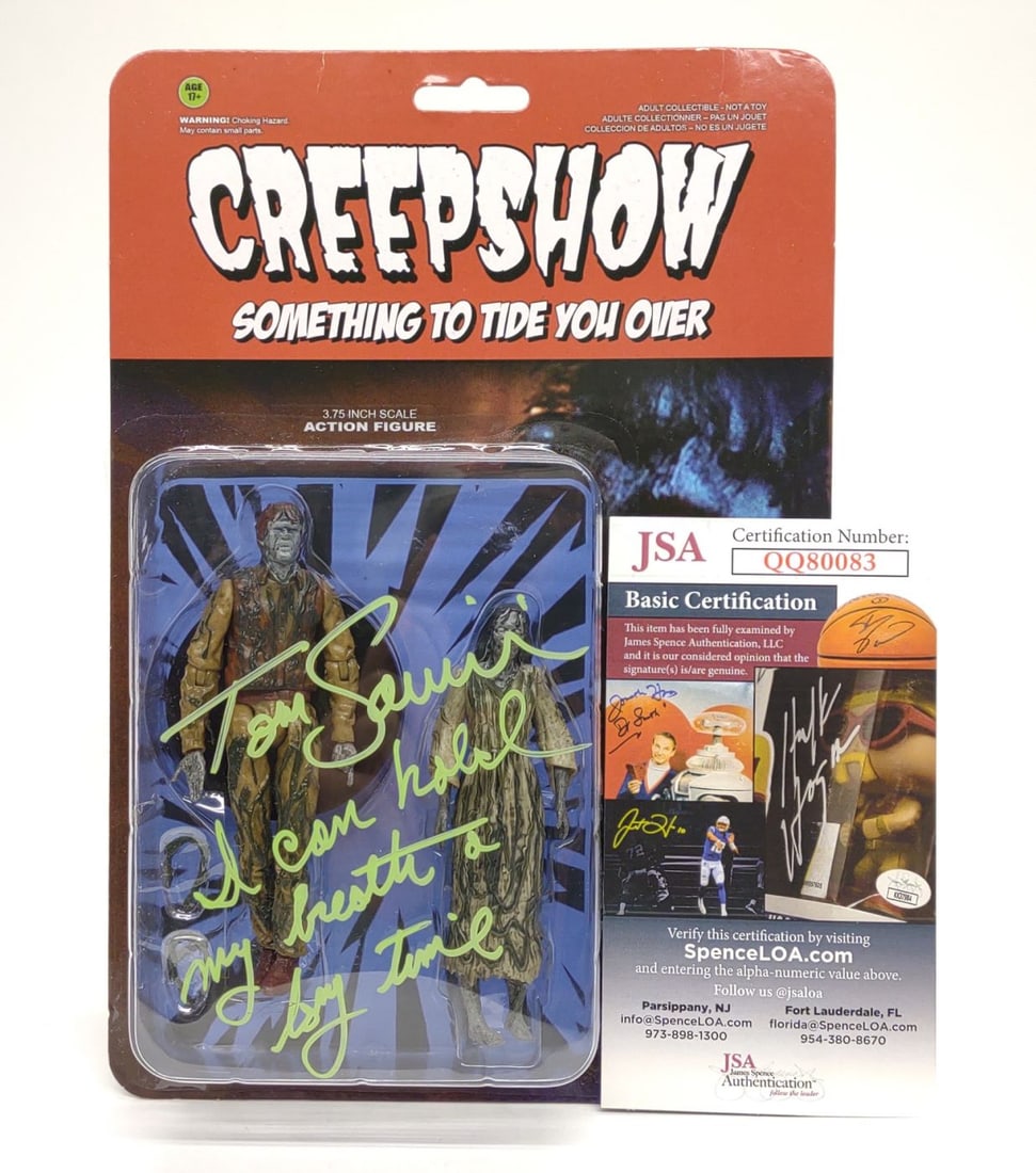 Creepshow Action Figure Signed By Tom Savini (COA) (1 of 7)