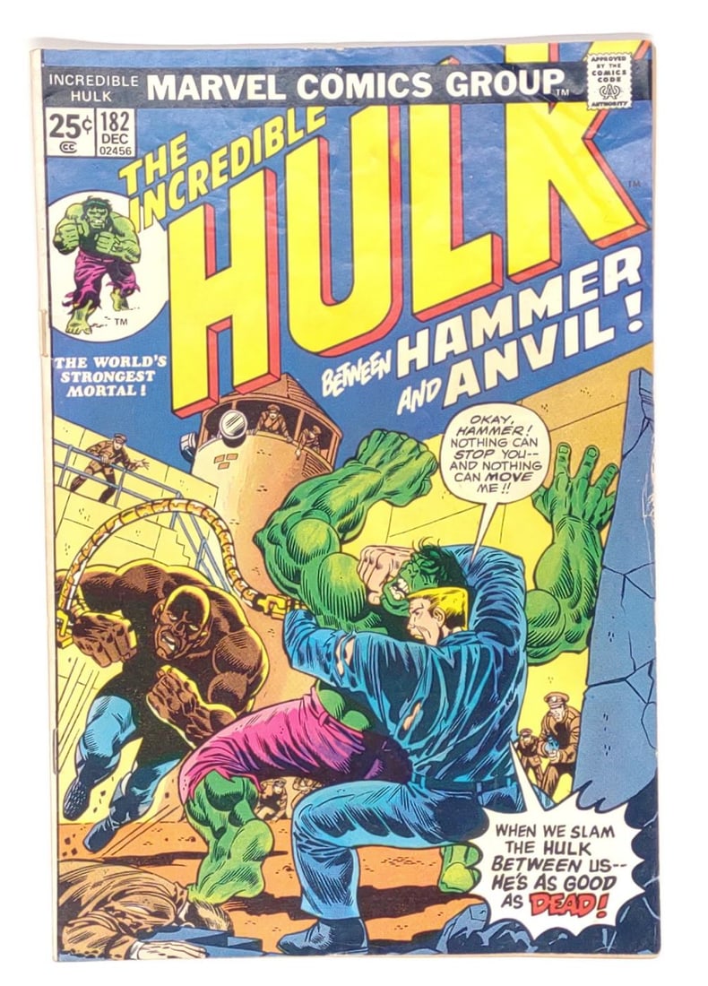Incredible Hulk #182 Marvel Comic w/ Stamp (1 of 7)
