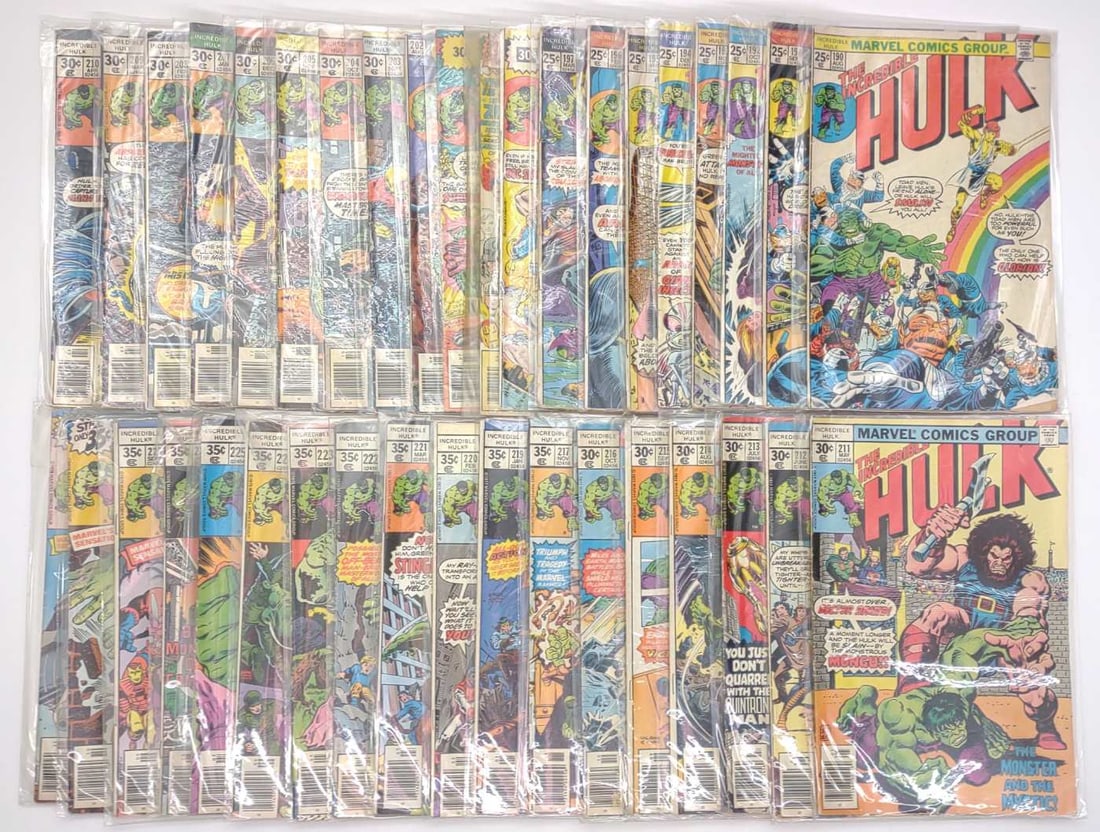 (40) Incredible Hulk #190-229 Marvel Comics (1 of 9)