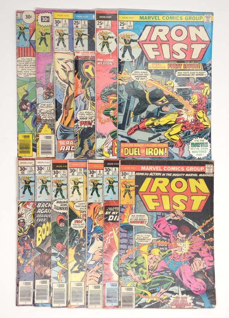 (13) Iron Fist #1-15 Marvel Comics (1975) (1 of 7)