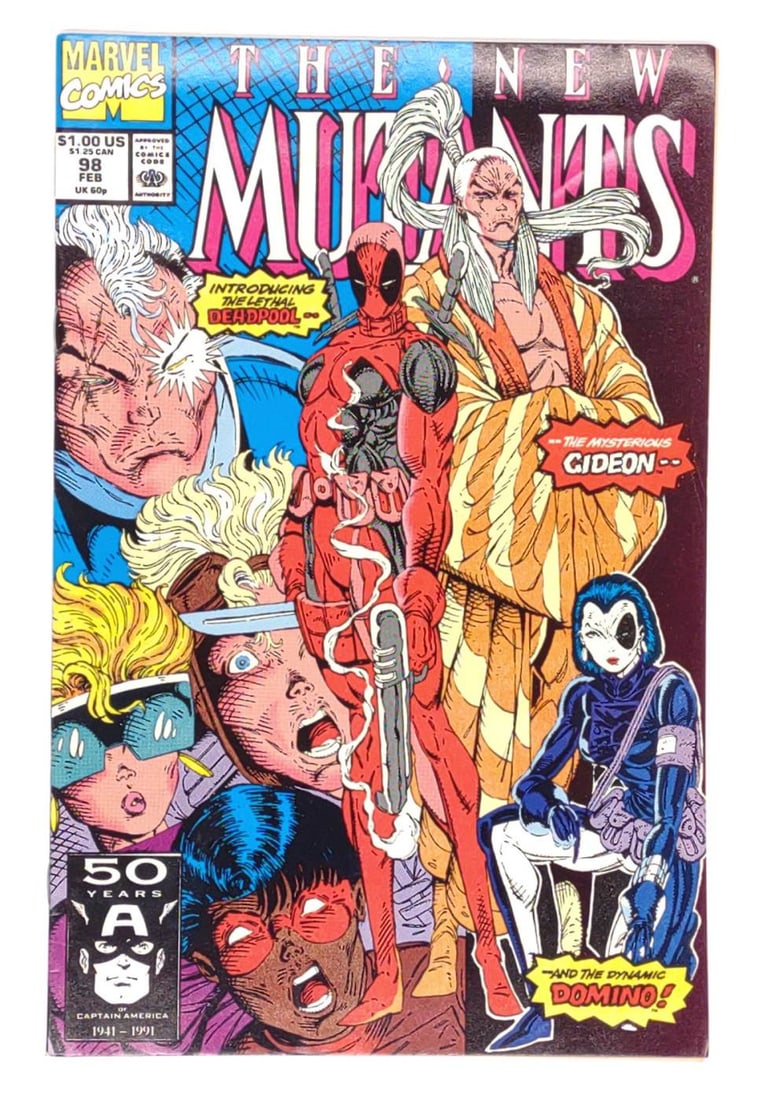 New Mutants #98 Marvel Comic (1st App. Dead Pool) (1 of 6)