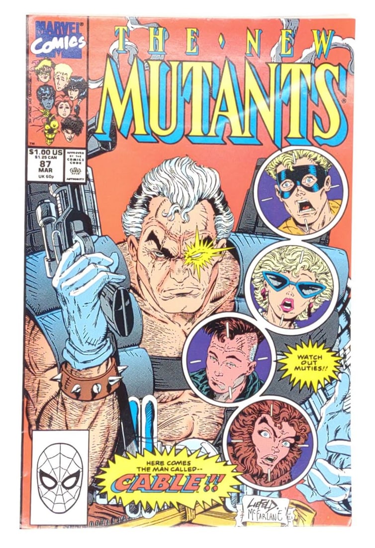 The New Mutants #87 Marvel Comic Book (1 of 6)