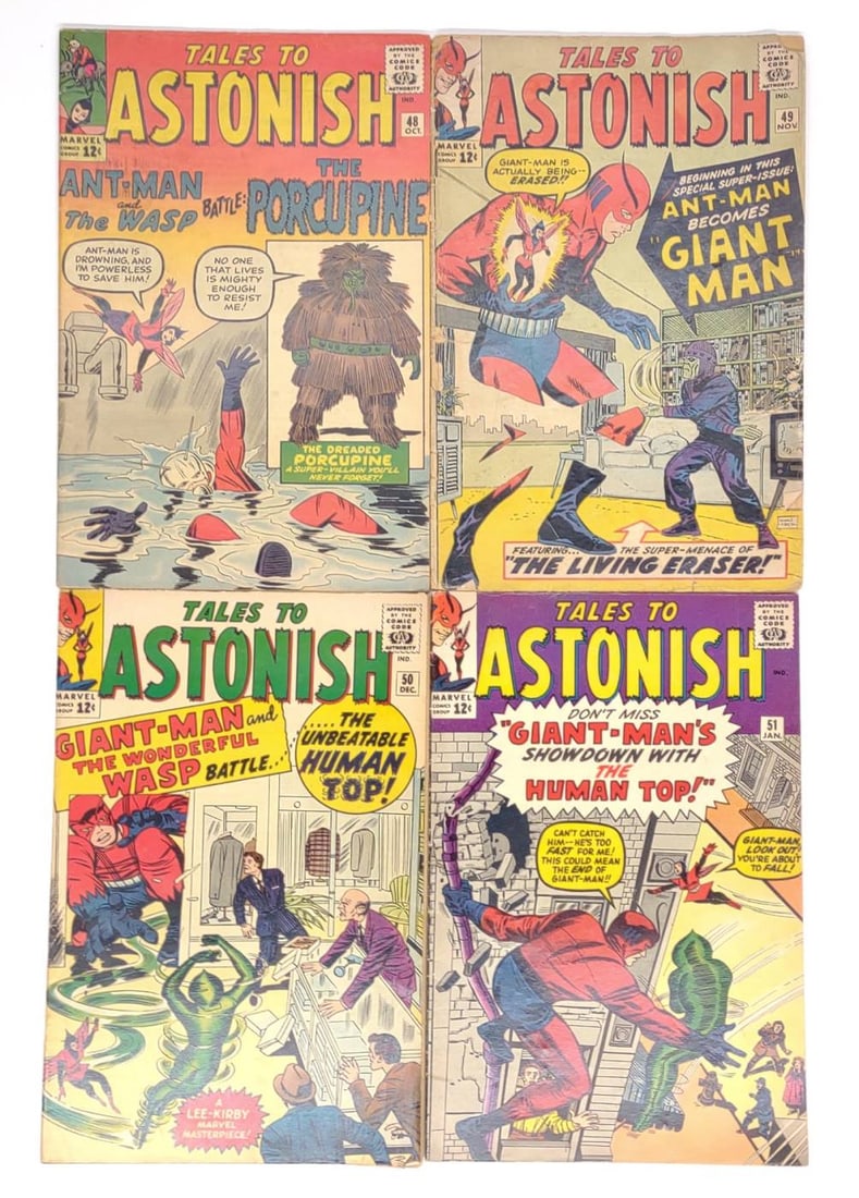 (4) Tales to Astonish #48-51 Marvel Comics (1 of 6)