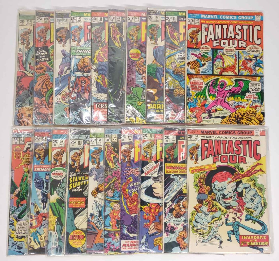 (20) Fantastic Four #140-160 Marvel Comics (1 of 7)