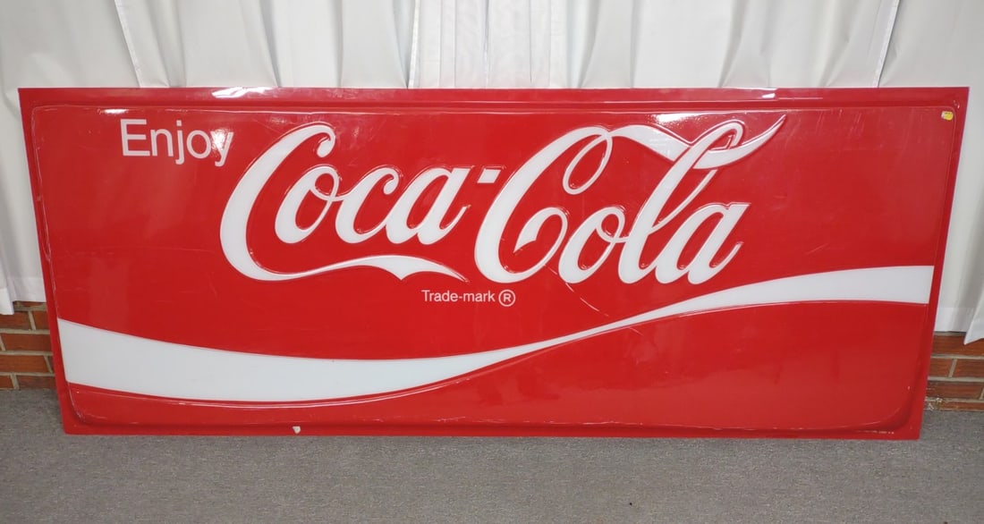 Large 80" Coca-Cola Advertising Store Sign (1 of 8)