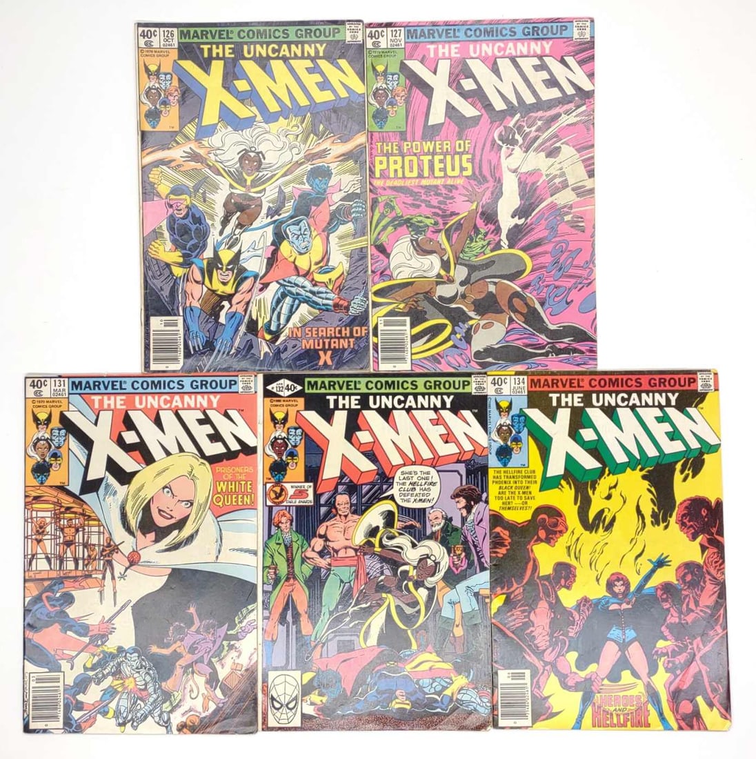 (5) X-Men #126-134 Marvel Comic Books (1 of 7)