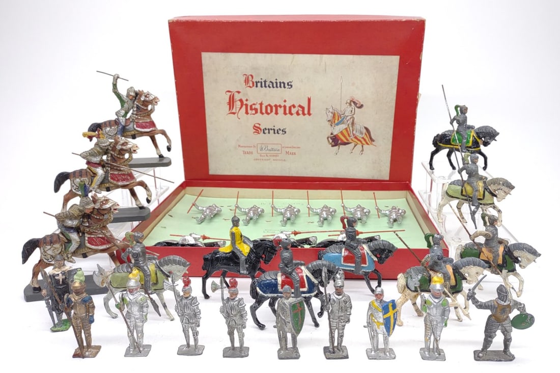 Lead & Composite Knights (Britains & Elastolin) (1 of 16)