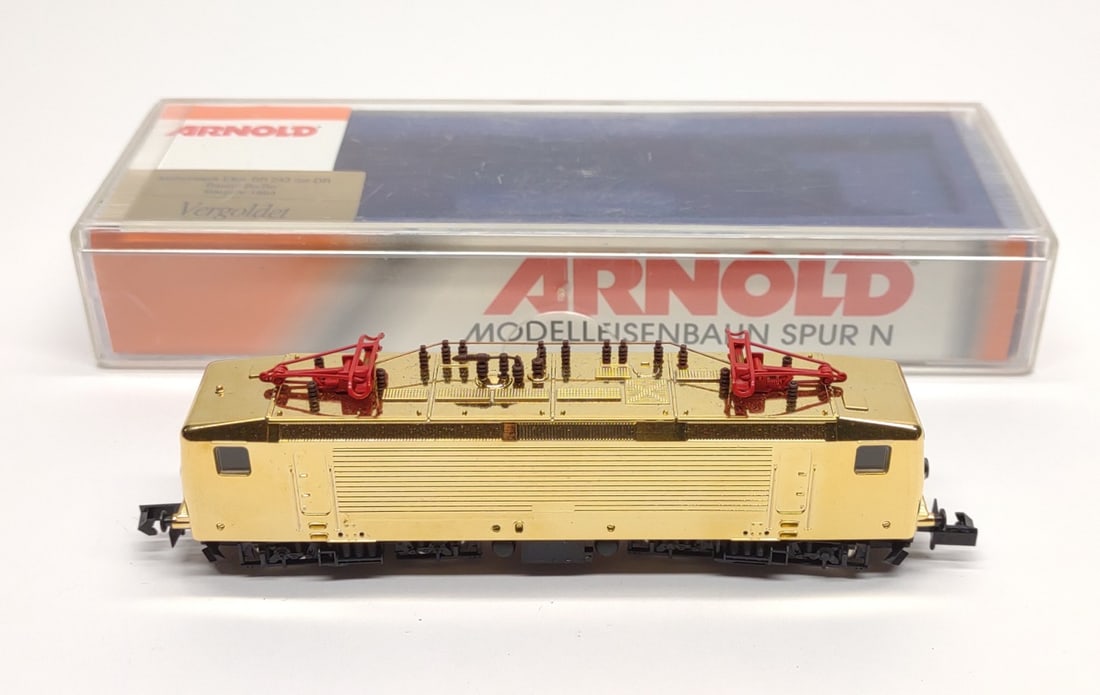 Arnold #2716 Gold Plated Locomotive Train N-Scale (1 of 6)