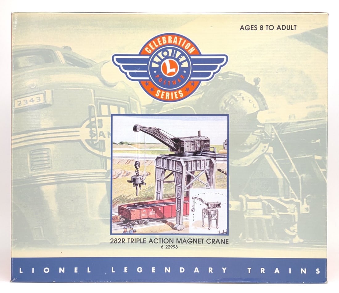Lionel #282R Triple Action Magnet Crane w/ Box (1 of 5)