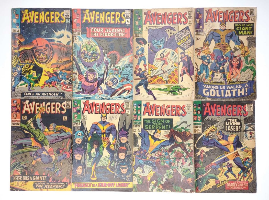 (8) Avengers #23-34 Marvel Comics (1 of 10)