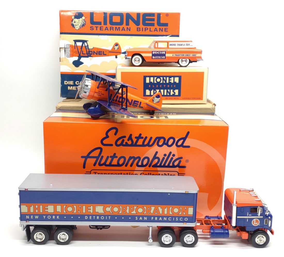 (3) Lionel Toy Diecast Car, Semi Truck & Airplane (1 of 11)