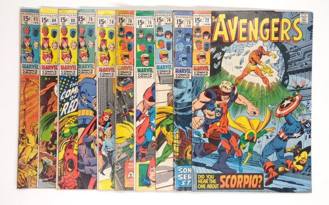 (10) Avengers #72-85 Marvel Comics (1 of 10)