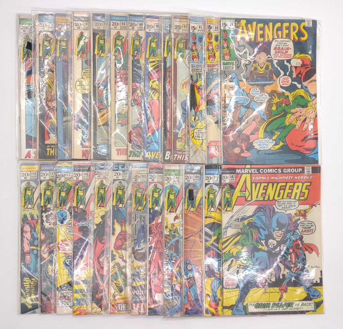 (25) Avengers #86-119 Marvel Comics (1 of 5)