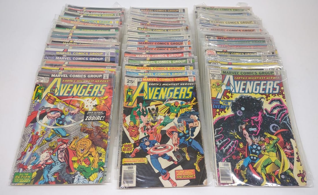 (92) Avengers #120-212 Marvel Comics (1 of 10)