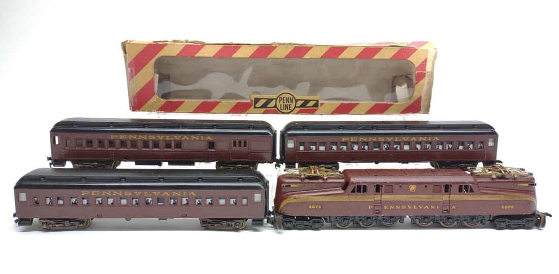 Penn Line GG1 PRR Loco & Passenger Toy Train Set (1 of 9)