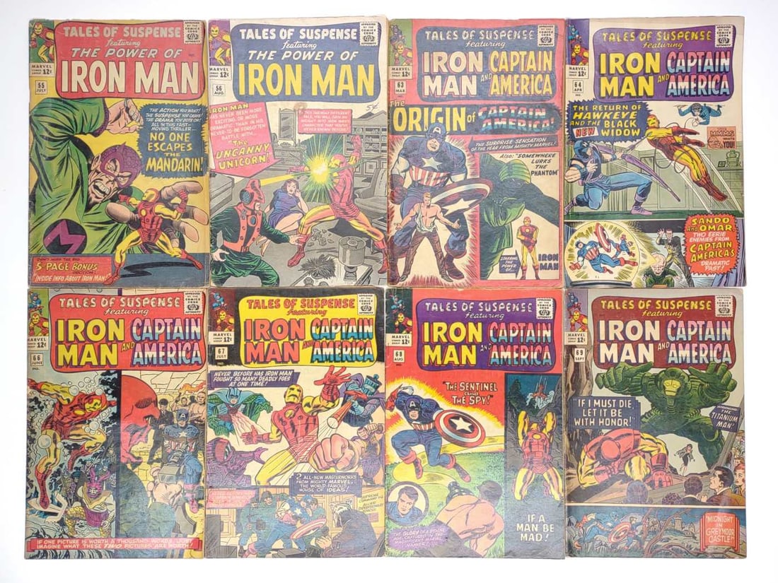 (8) Tales of Suspense #55-69 Marvel Comics (1 of 10)