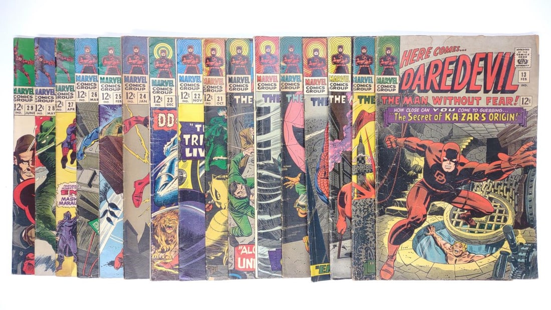 (16) Daredevil #13-29 Marvel Comic Books (1 of 7)