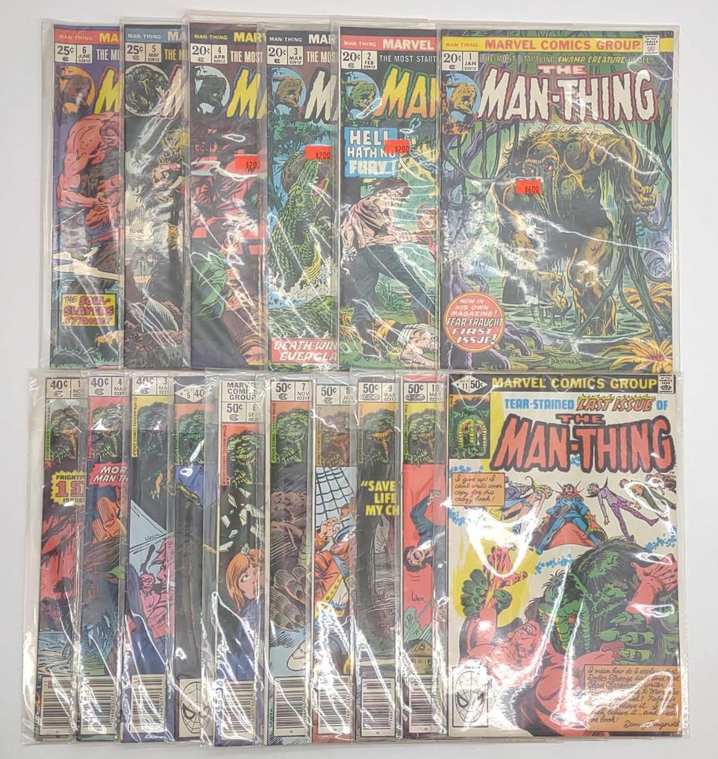 (17) The Man-Thing Marvel Comics (1973 & 1979) (1 of 6)
