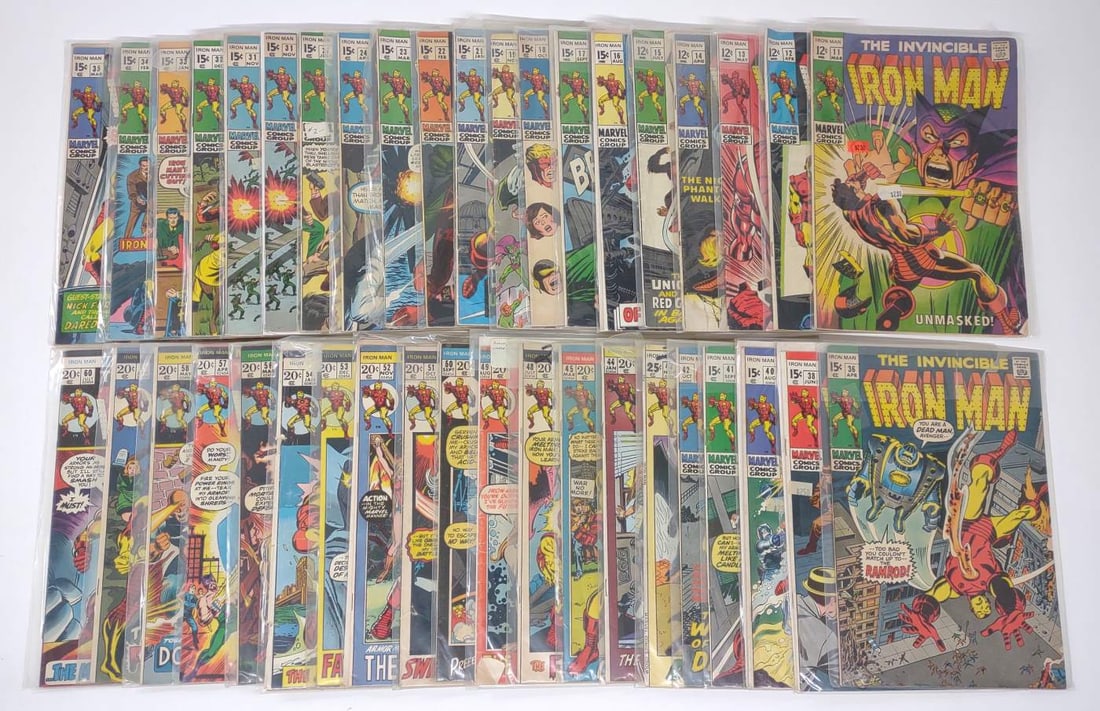 (40) Iron Man #11-60 Marvel Comics (1968) (1 of 6)