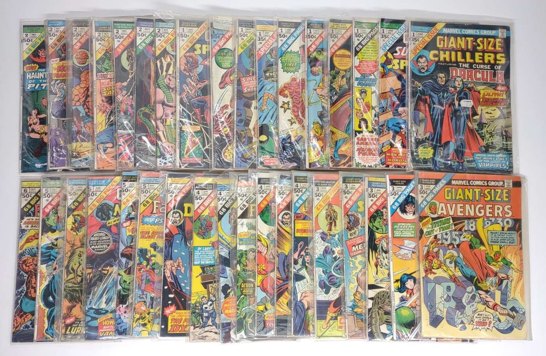 (35) Marvel Comics Giant-Size Comic Books (1 of 6)