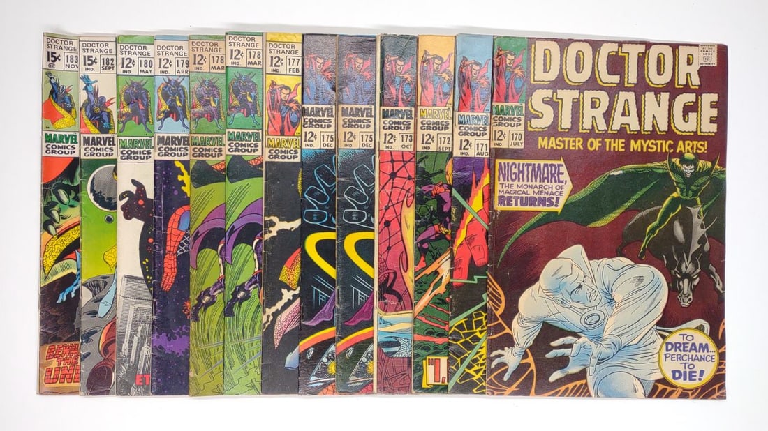(13) Doctor Strange #170-183 Marvel Comics (1 of 10)