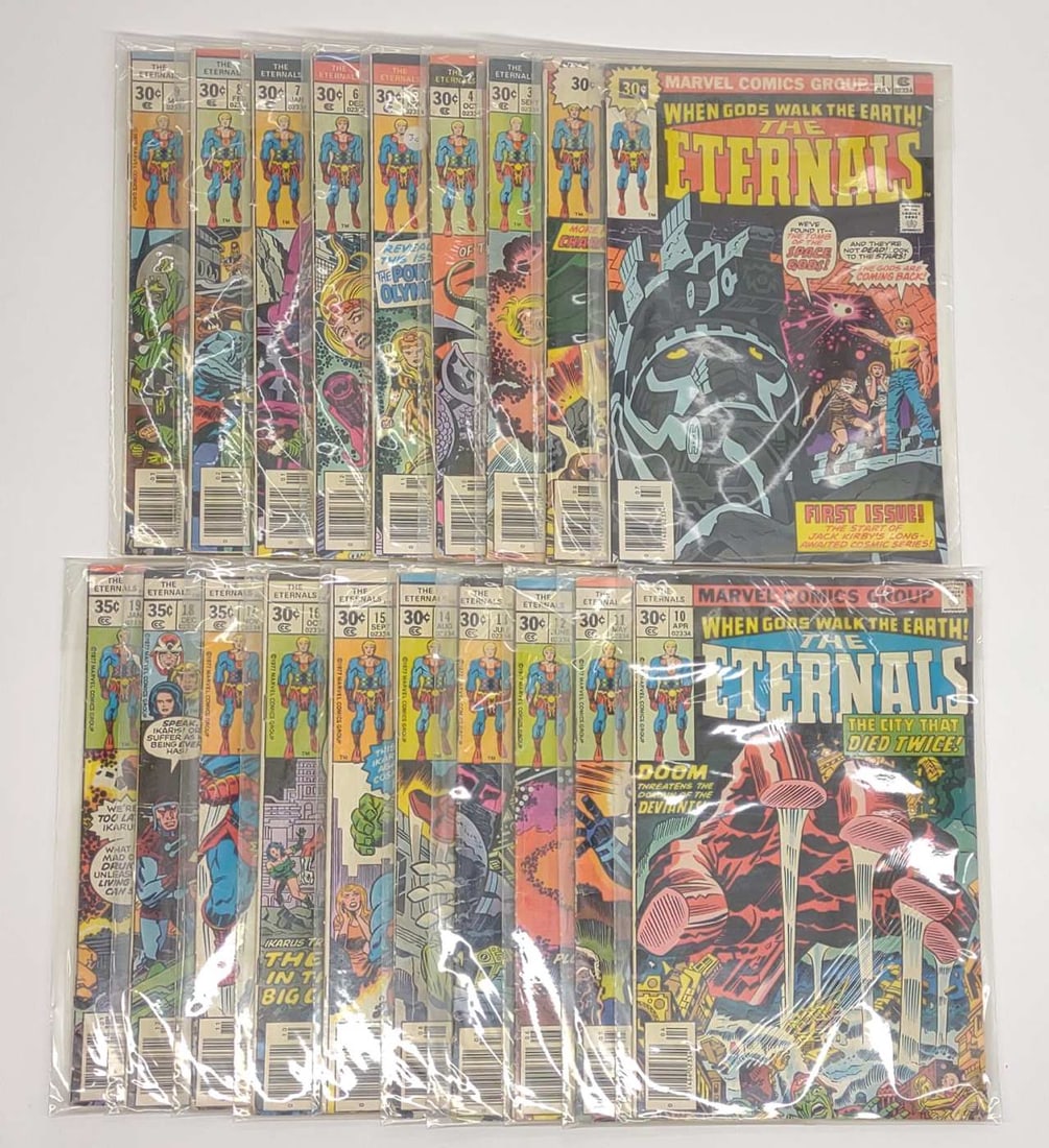The Eternals #1-19 Complete Run Marvel Comics (1 of 6)