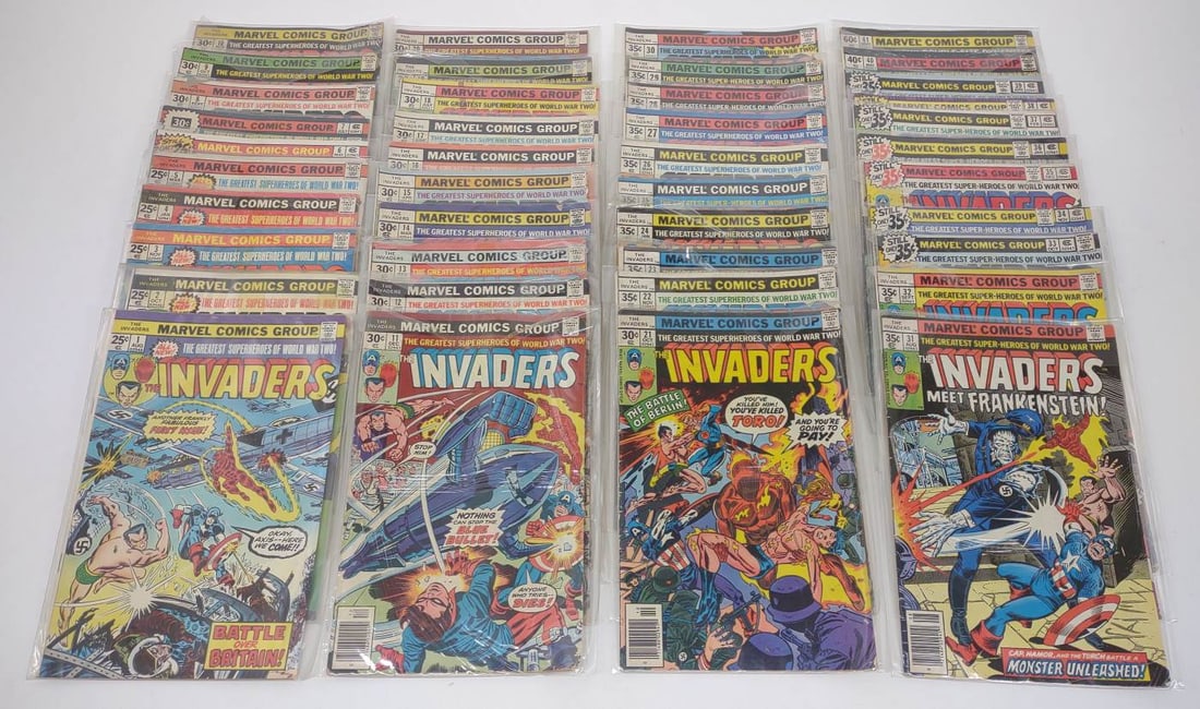 The Invaders #1-41 Marvel Comics (Complete Run) (1 of 6)