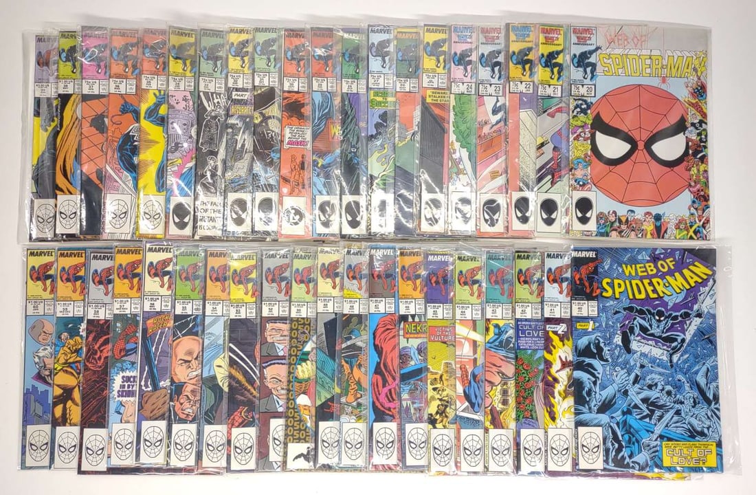 (40) Web Of Spider-Man #20-60 Marvel Comics (1 of 9)
