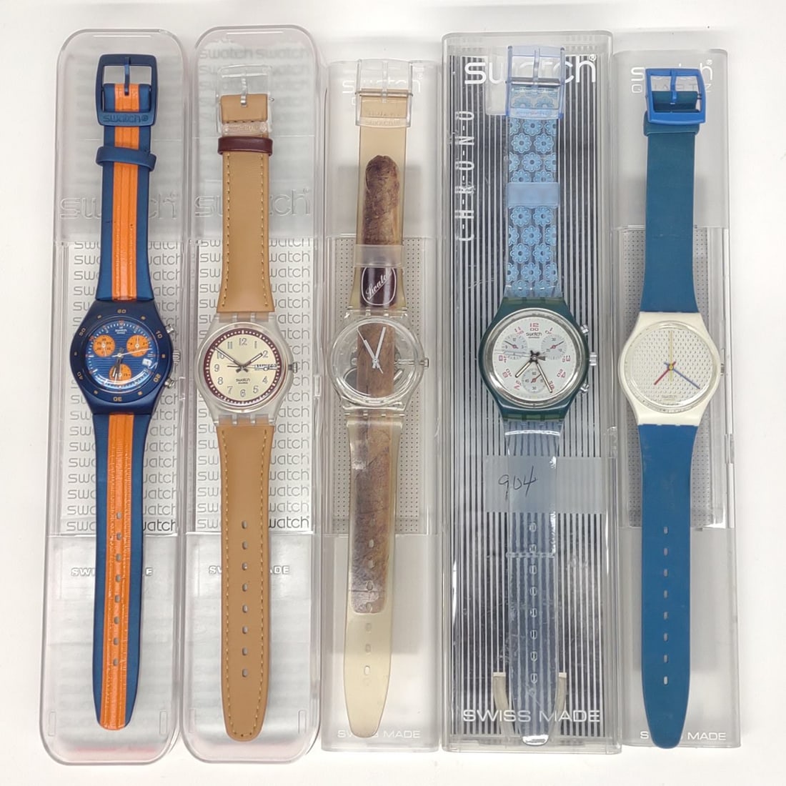 5 Swatch Swiss Made Wrist Watches (1 of 9)
