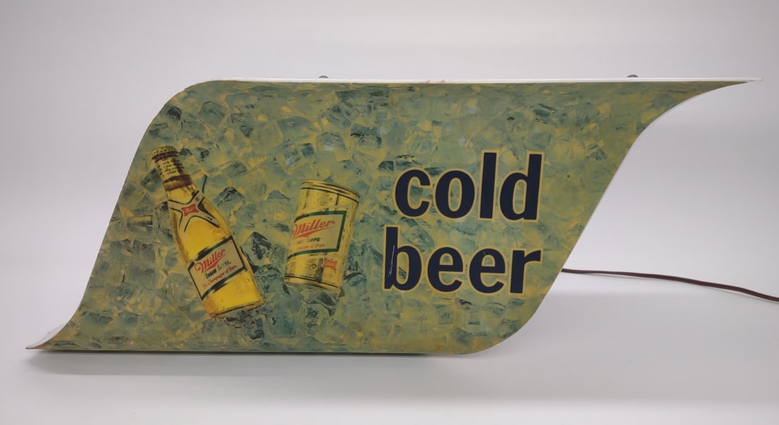 Vintage Miller High Life Cold Beer Lighted Sign (1 of 12)