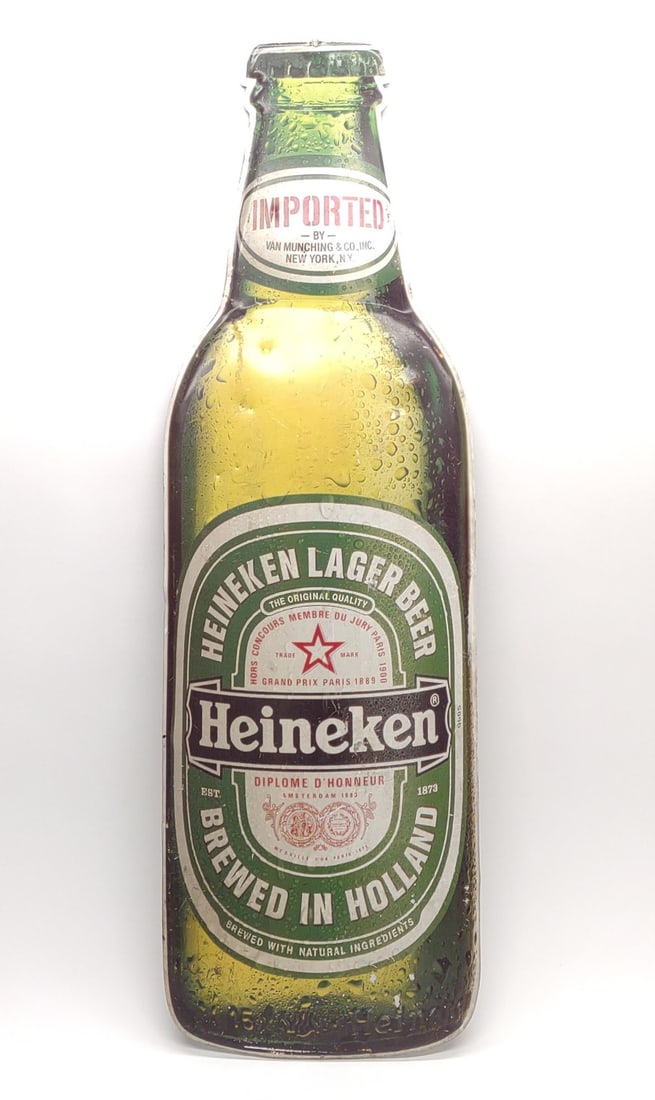 30" Heineken Beer Bottle SST Advertising Sign (1 of 5)