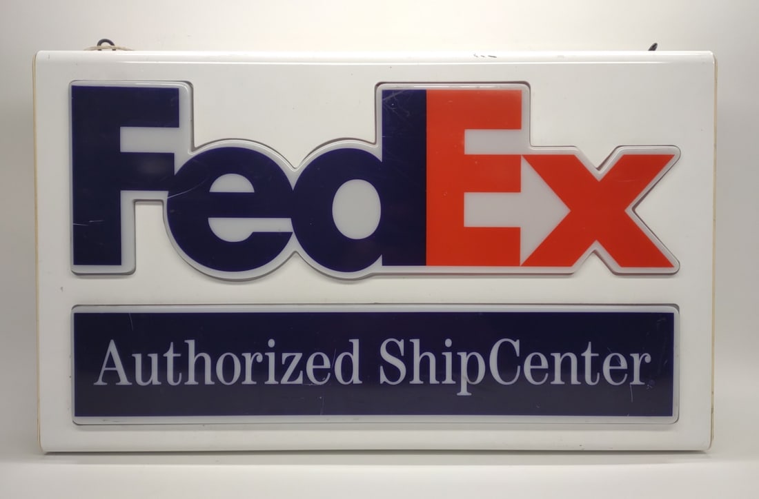 FedEx Authorized ShipCenter DS Advertising sign (1 of 6)