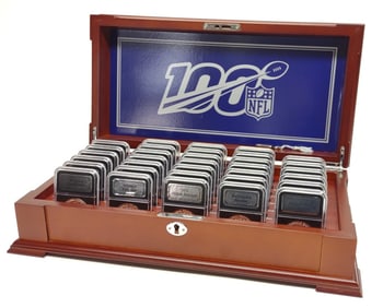 (33 ozt) .999 Silver NFL 100th Season Coin Set