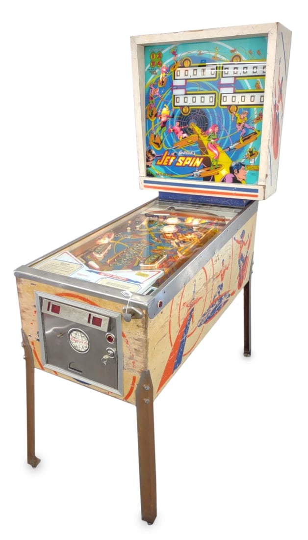 1977 Gottlieb Jet Spin Pinball Machine (1 of 19)