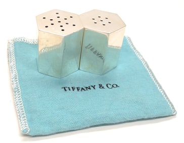 Tiffany & Co Sterling Silver Hexagonal Shaker Set