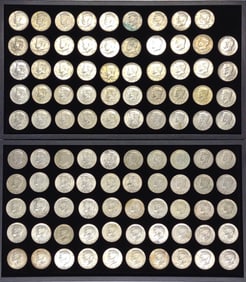 (99) 40% Silver 1968 Kennedy Half Dollar US Coins