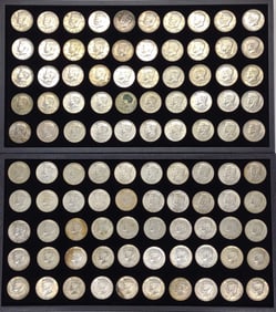 (100) 40% Silver 1967 Kennedy Half Dollar US Coins