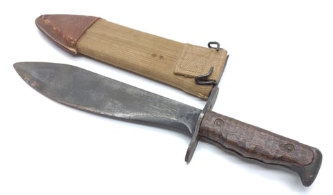 WWI US M1917 Bolo Knife w/ Sheath