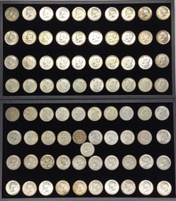 (81) 1967-1969 40% Silver Kennedy Half Dollars