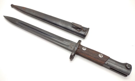 Post WWII Yugoslavian M48 Mauser Rifle Bayonet