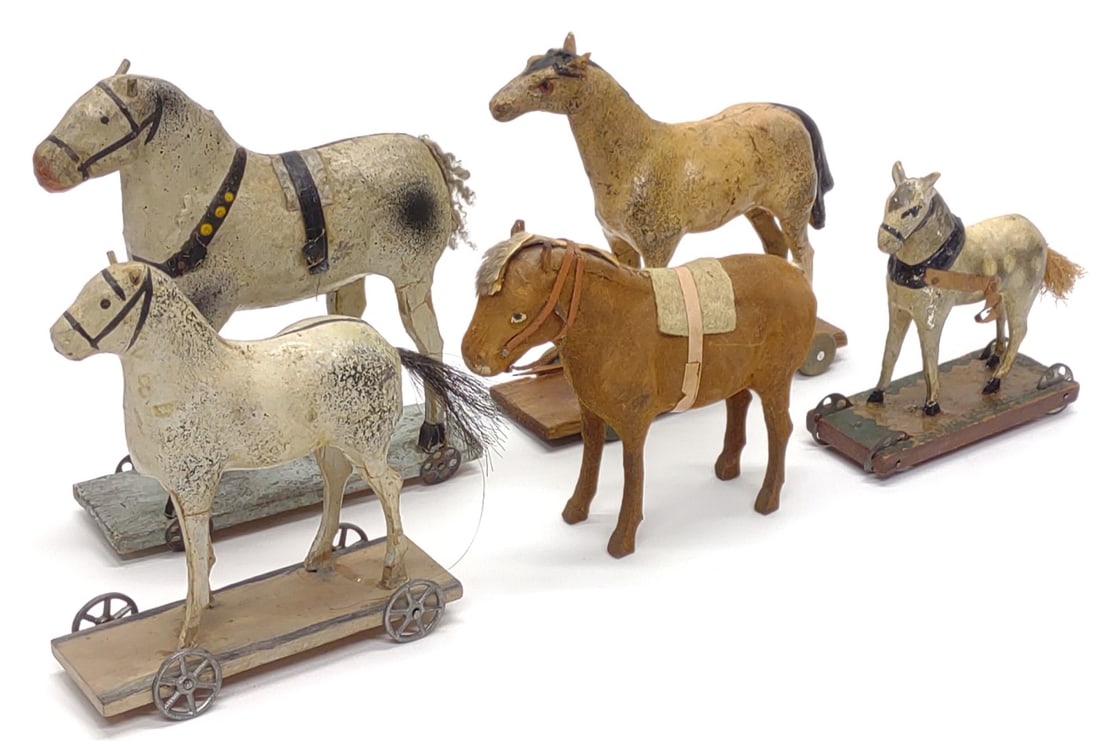 Steiff Horse On Wheels