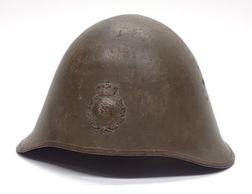 1935 WWII Danish M23 Military Helmet (No. 69119)