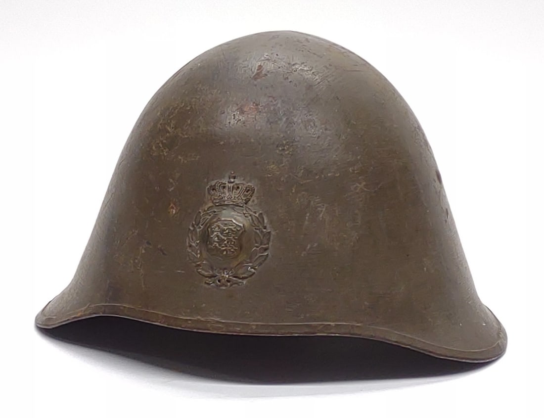 1935 WWII Danish M23 Military Helmet (No. 69119) (1 of 7)