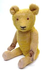 Pre-War German Mohair Golden Bear w/ Growler