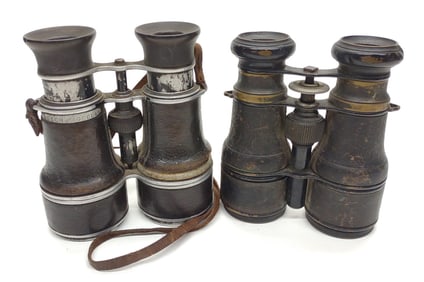 2 WWI Binoculars (French & Busch)